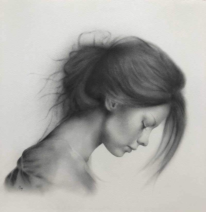 drawing portrait by Damir May