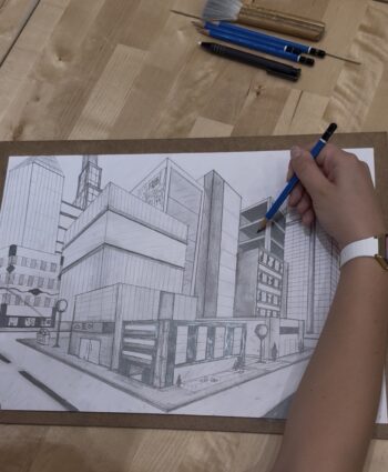 perspektivisches zeichnen kurs, may art studio Wien