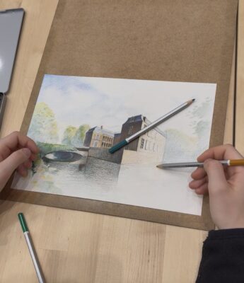 perspektivisches zeichnen kurs, may art studio Wien