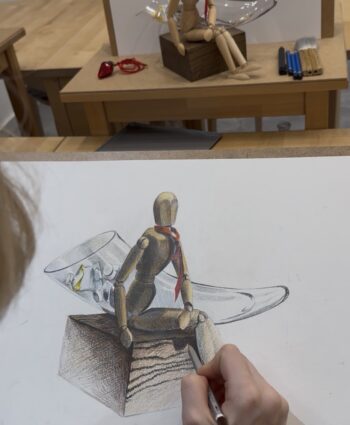 stilleben zeichnen kurs, may art studio Wien