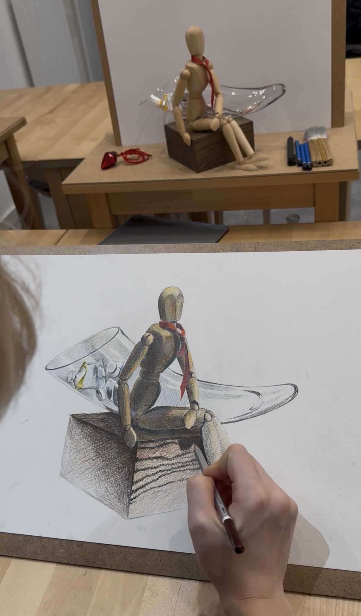 stilleben zeichnen kurs, may art studio Wien