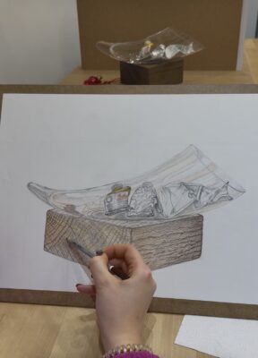 stilleben zeichnen kurs, may art studio Wien