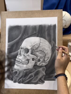 stilleben zeichnen kurs, may art studio Wien